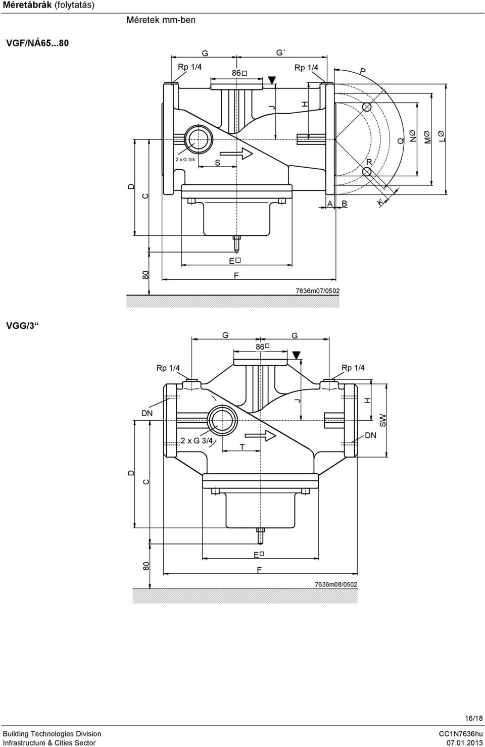 G 3/4 S E F A B K 7636m07/0502 VGG/3 G 86 G Rp 1/4