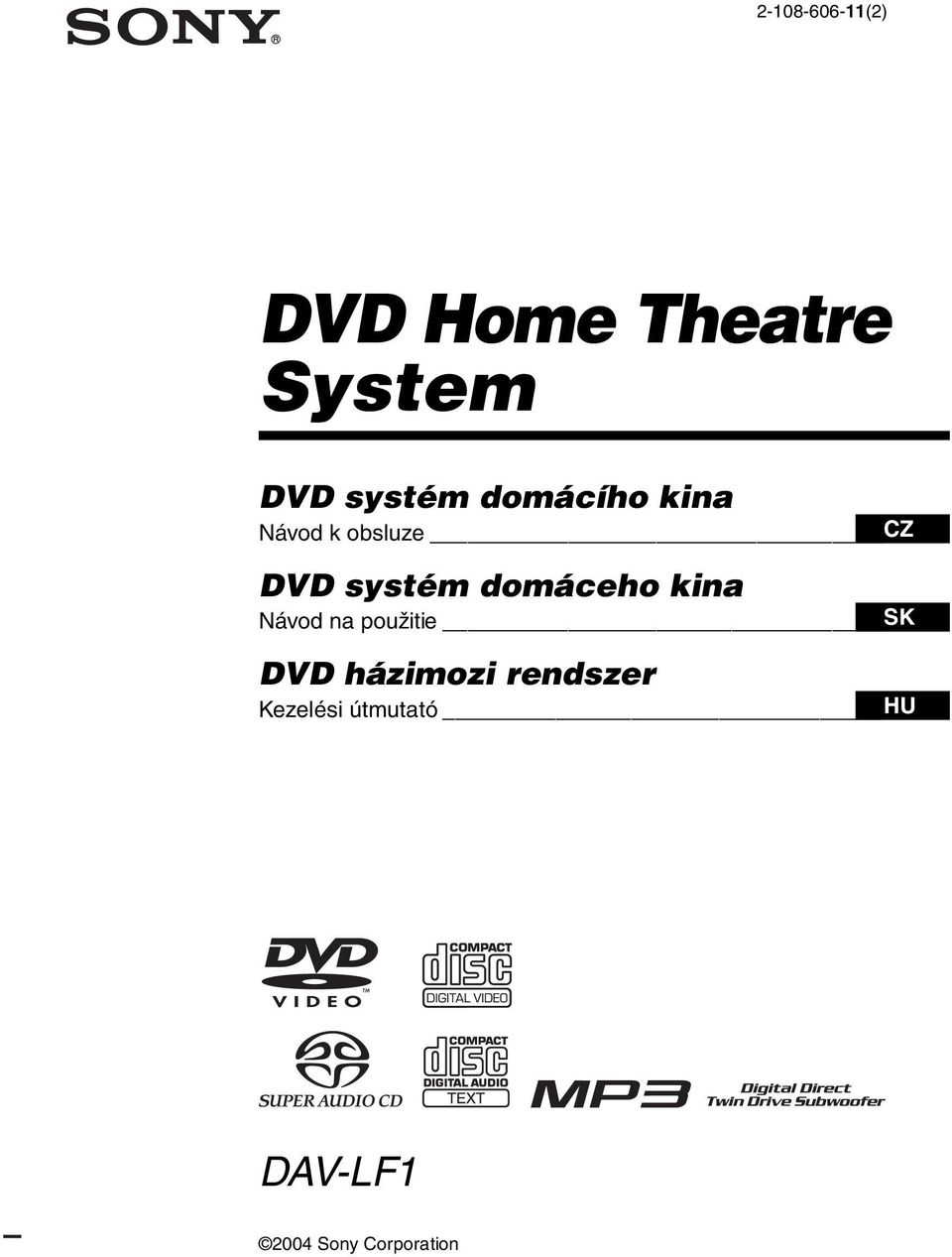 domáceho kina Návod na použitie SK DVD házimozi