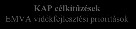 1. A Vidékfejlesztési Program helye és szerepe a tervezésben Nemzeti célok/stratégiák EU Kohéziós politika Operatív Programok* Növekedési Terv EU Prioritások EU 2020 Stratégia Nemzeti Reform Program