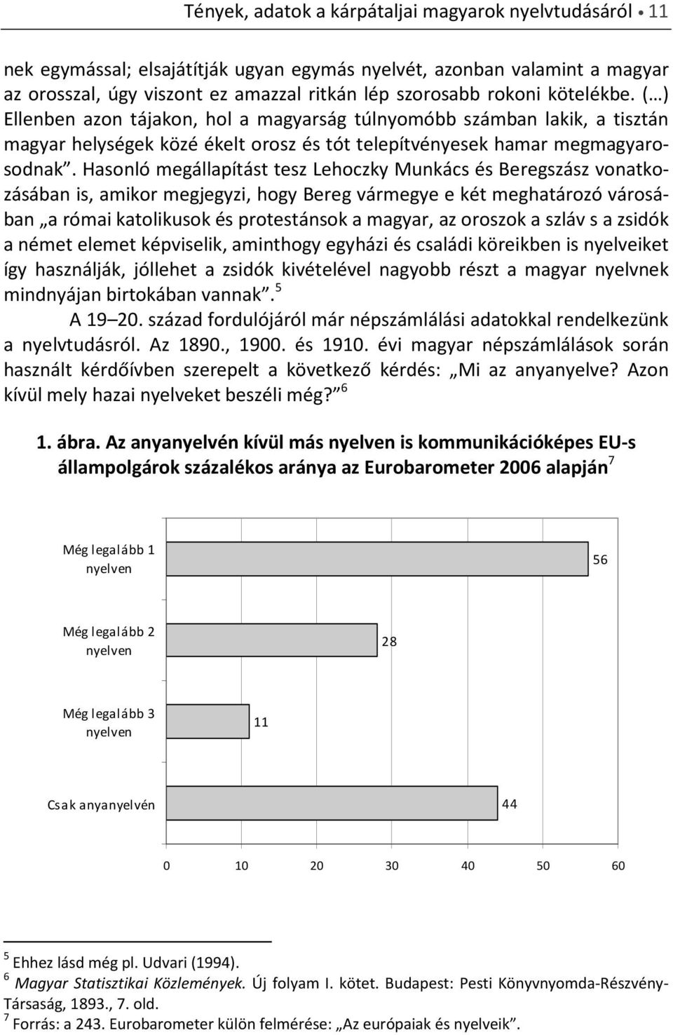 Hasonló megállapítást tesz Lehoczky Munkács és Beregszász vonatkozásában is, amikor megjegyzi, hogy Bereg vármegye e két meghatározó városában a római katolikusok és protestánsok a magyar, az oroszok