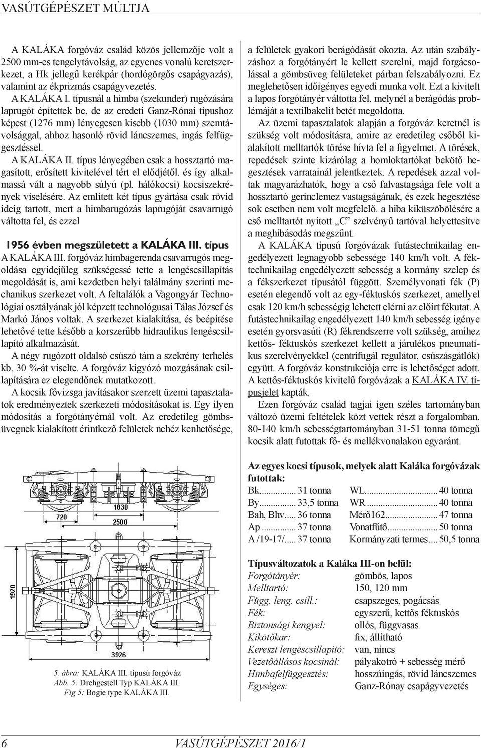 típusnál a himba (szekunder) rugózására laprugót építettek be, de az eredeti Ganz-Rónai típushoz képest (1276 mm) lényegesen kisebb (1030 mm) szemtávolsággal, ahhoz hasonló rövid láncszemes, ingás