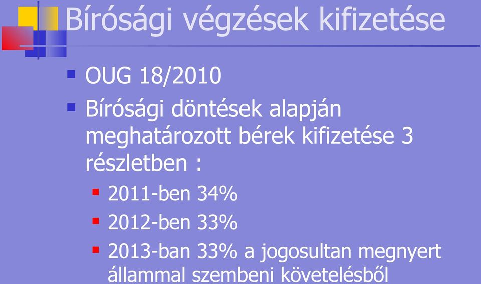 részletben : 2011-ben 34% 2012-ben 33% 2013-ban