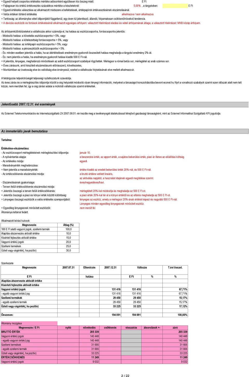 = Tartósság: az állományba vétel időpontjától függetlenül, egy éven túl jelentkező, állandó, folyamatosan csökkenő/növekvő tendencia.