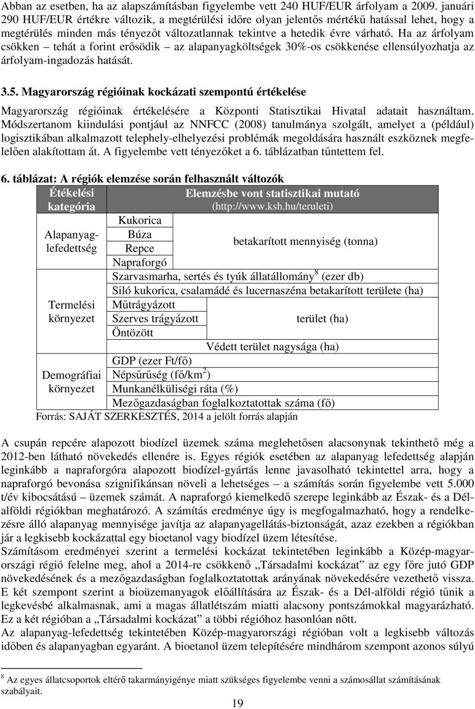 Ha az árfolyam csökken tehát a forint erősödik az alapanyagköltségek 30%-os csökkenése ellensúlyozhatja az árfolyam-ingadozás hatását. 3.5.