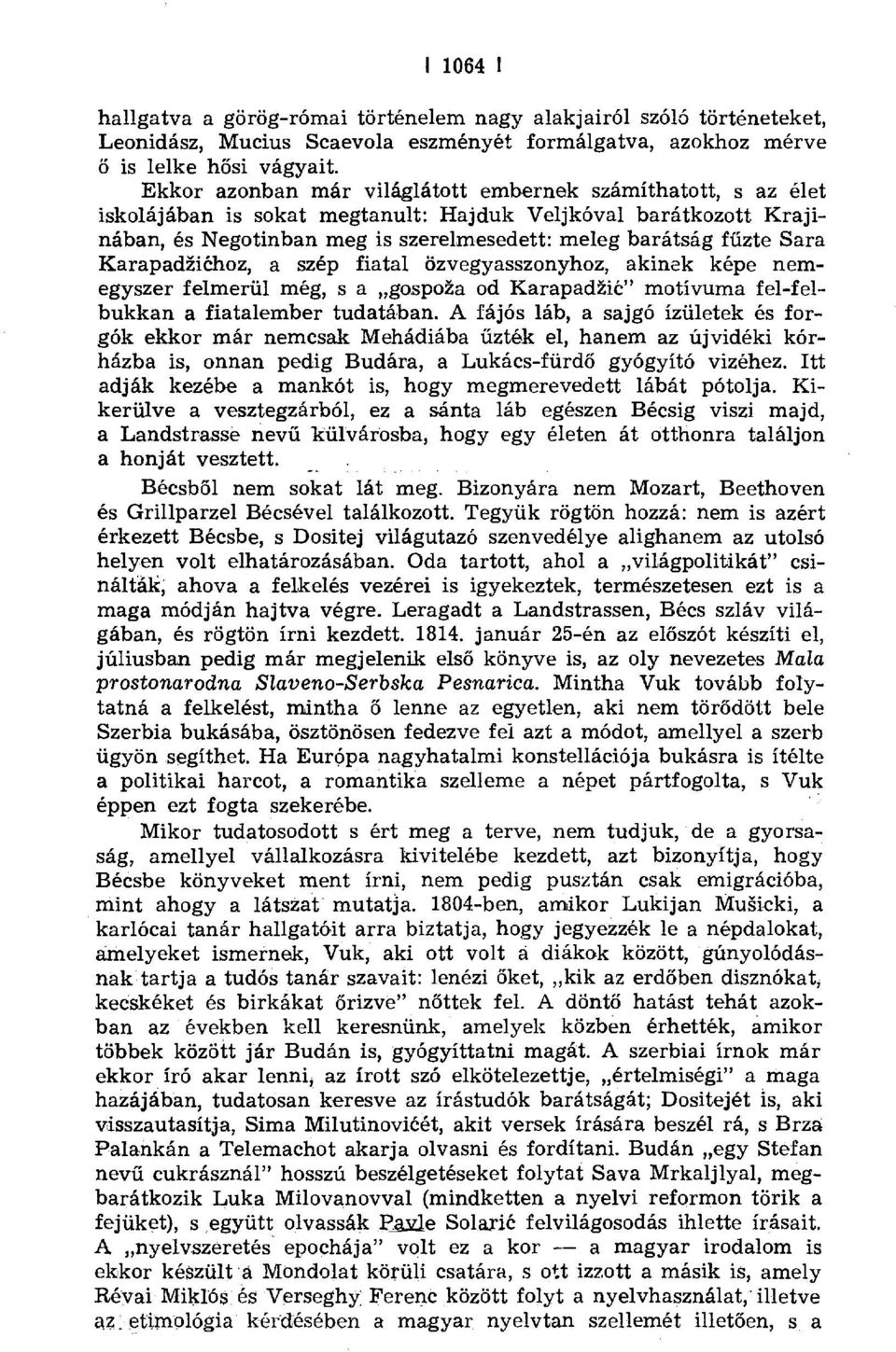 Karapadži ćhoz, a szép fiatal özvegyasszonyhoz, akinek képe nemegyszer felmerül még, s a go.spoža od Karapadži ć" motívuma fel-felbukkan a fiatalember tudatában.