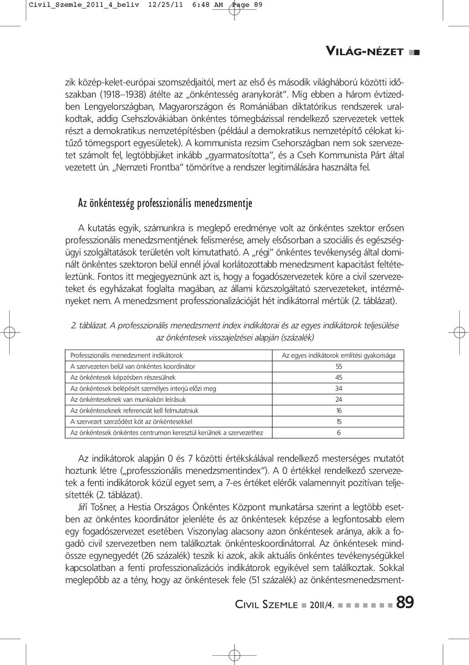 vettek részt a demokratikus nemzetépítésben (például a demokratikus nemzetépítő célokat kitűző tömegsport egyesületek).