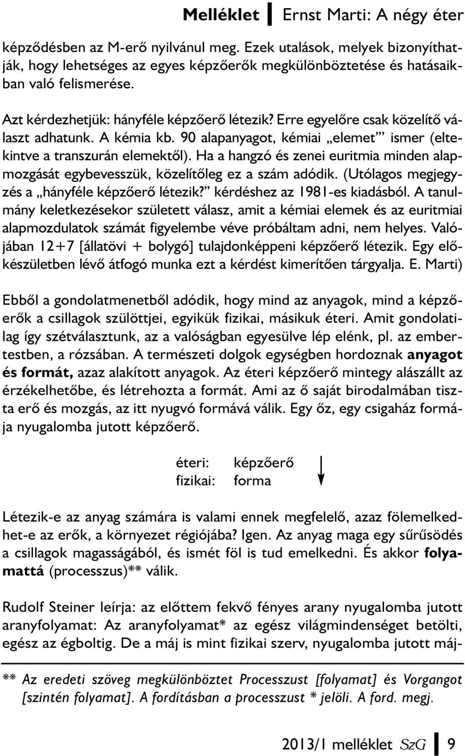 Ha a hangzó és zenei euritmia minden alapmozgását egybevesszük, közelítõleg ez a szám adódik. (Utólagos megjegyzés a hányféle képzõerõ létezik? kérdéshez az 1981-es kiadásból.