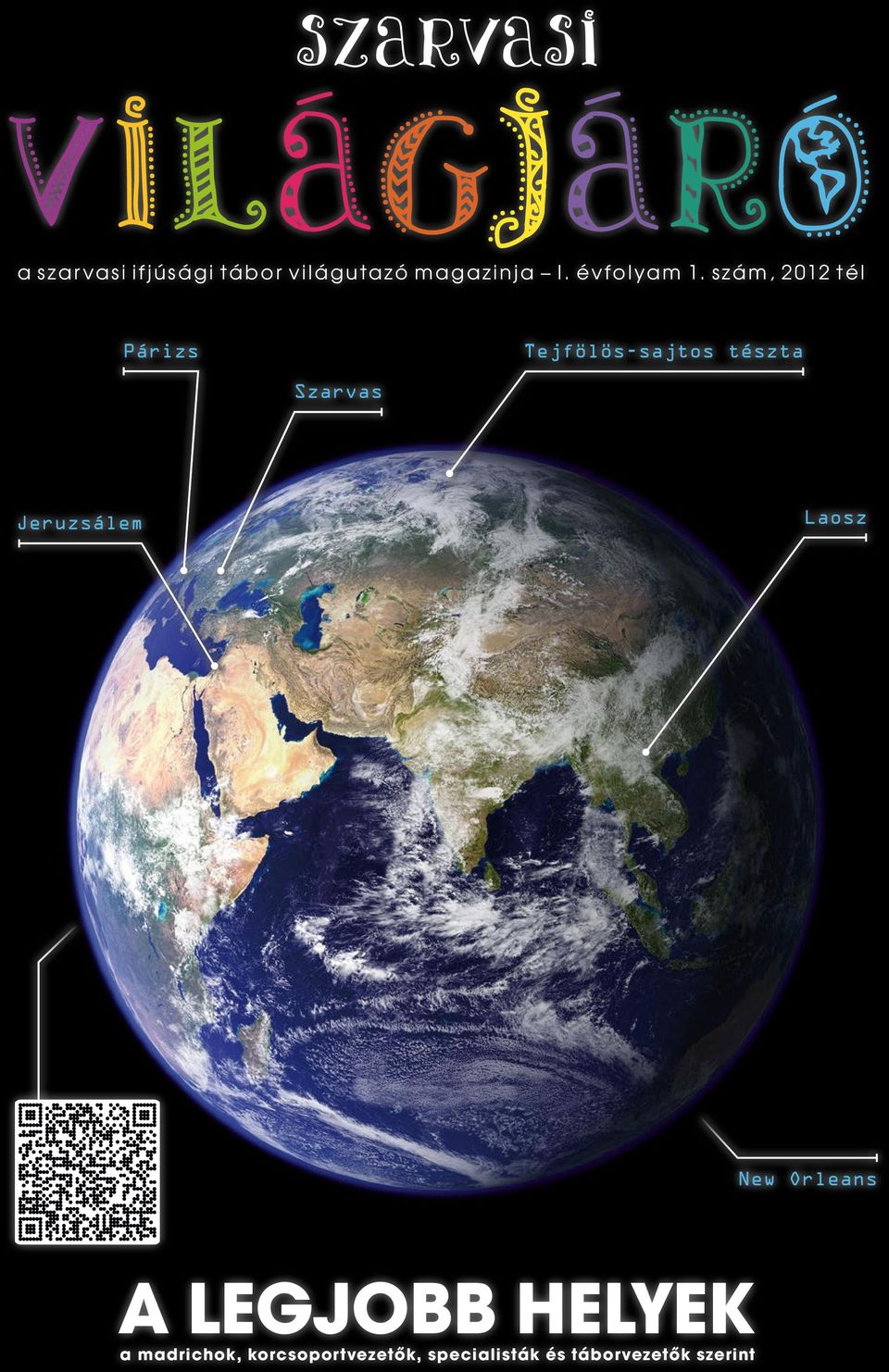 magazinja szám, 2012 tél Párizs Tejfölös-sajtos tészta Szarvas