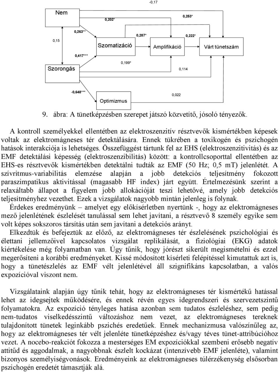 Ennek tükrében a toxikogén és pszichogén hatások interakciója is lehetséges.