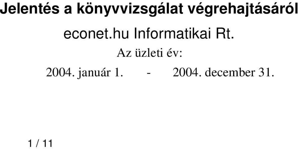 hu Informatikai Rt.