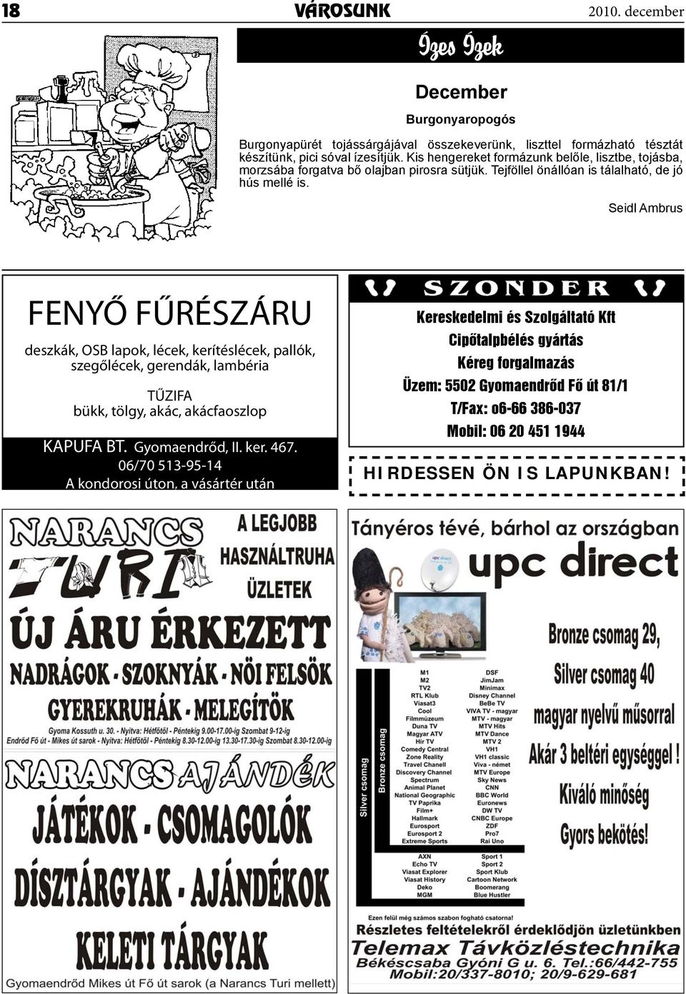 Seidl Ambrus FENYŐ FŰRÉSZÁRU deszkák, OSB lapok, lécek, kerítéslécek, pallók, szegőlécek, gerendák, lambéria TŰZIFA bükk, tölgy, akác, akácfaoszlop KAPUFA BT. Gyomaendrőd, II.