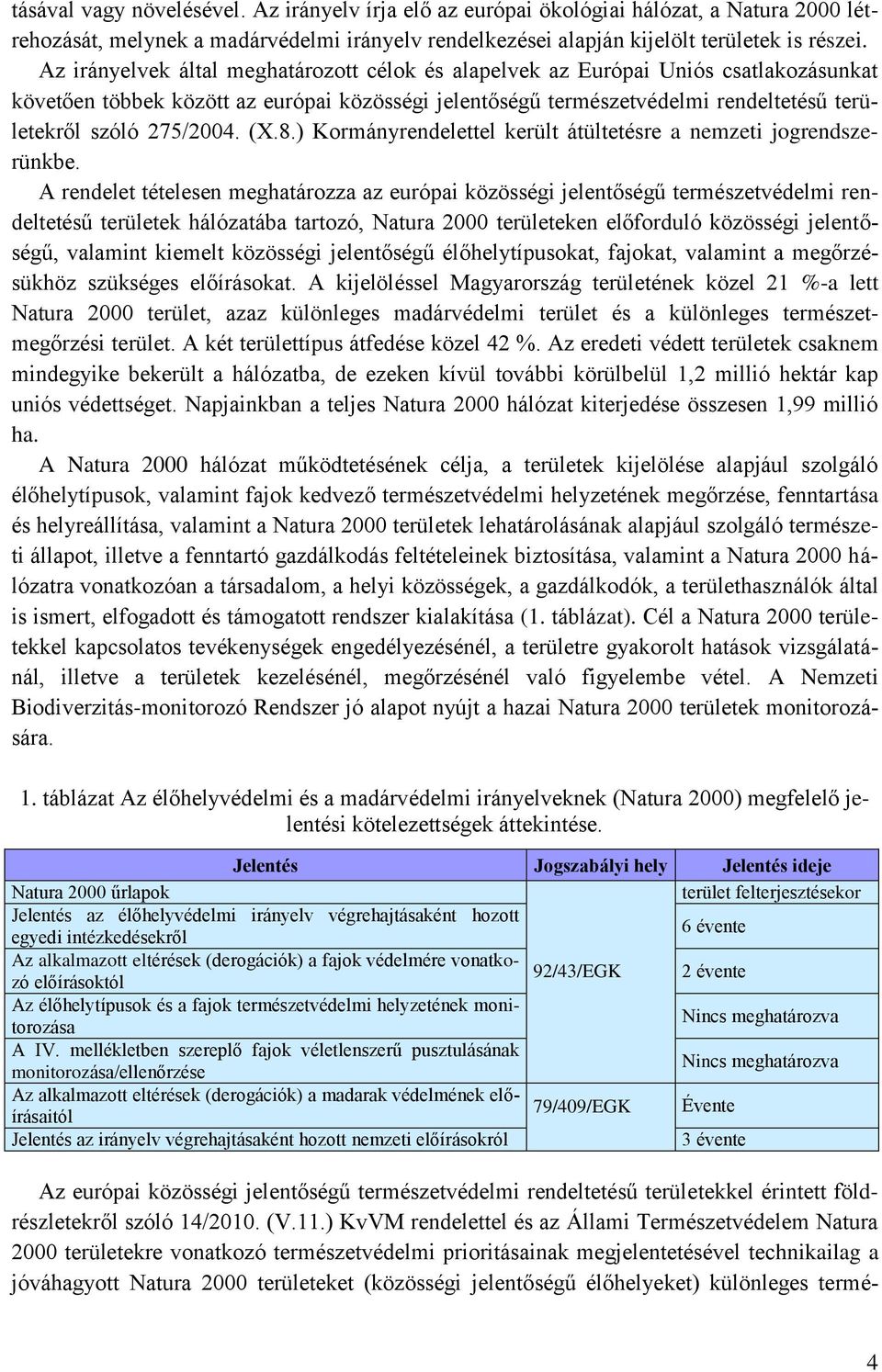 275/2004. (X.8.) Kormányrendelettel került átültetésre a nemzeti jogrendszerünkbe.