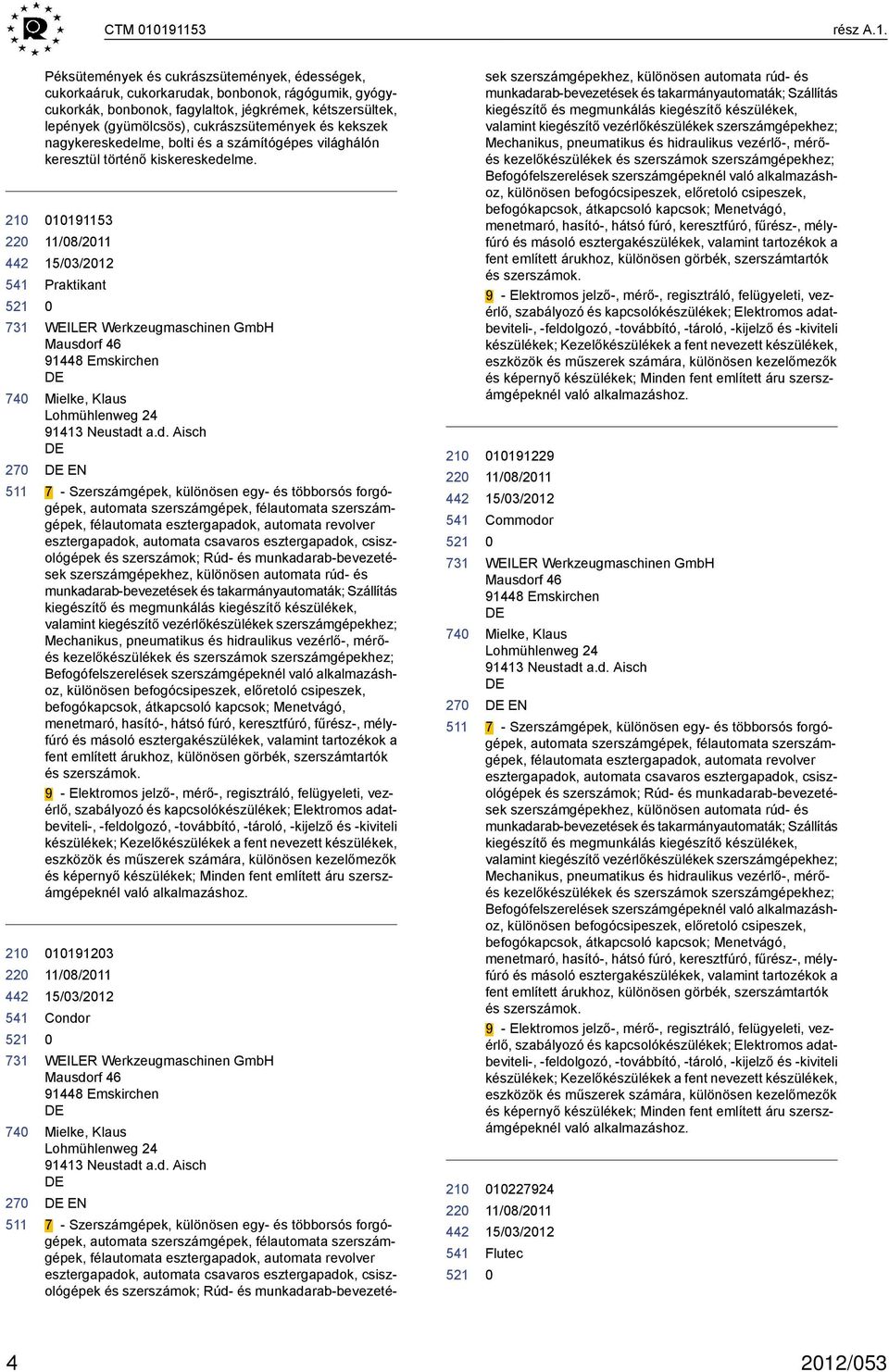 cukrászsütemények és kekszek nagykereskedelme, bolti és a számítógépes világhálón keresztül történő kiskereskedelme.