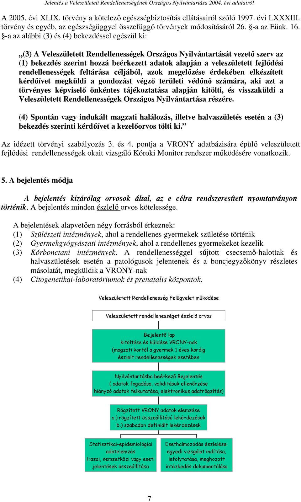 fejlıdési rendellenességek feltárása céljából, azok megelızése érdekében elkészített kérdıívet megküldi a gondozást végzı területi védını számára, aki azt a törvényes képviselı önkéntes tájékoztatása