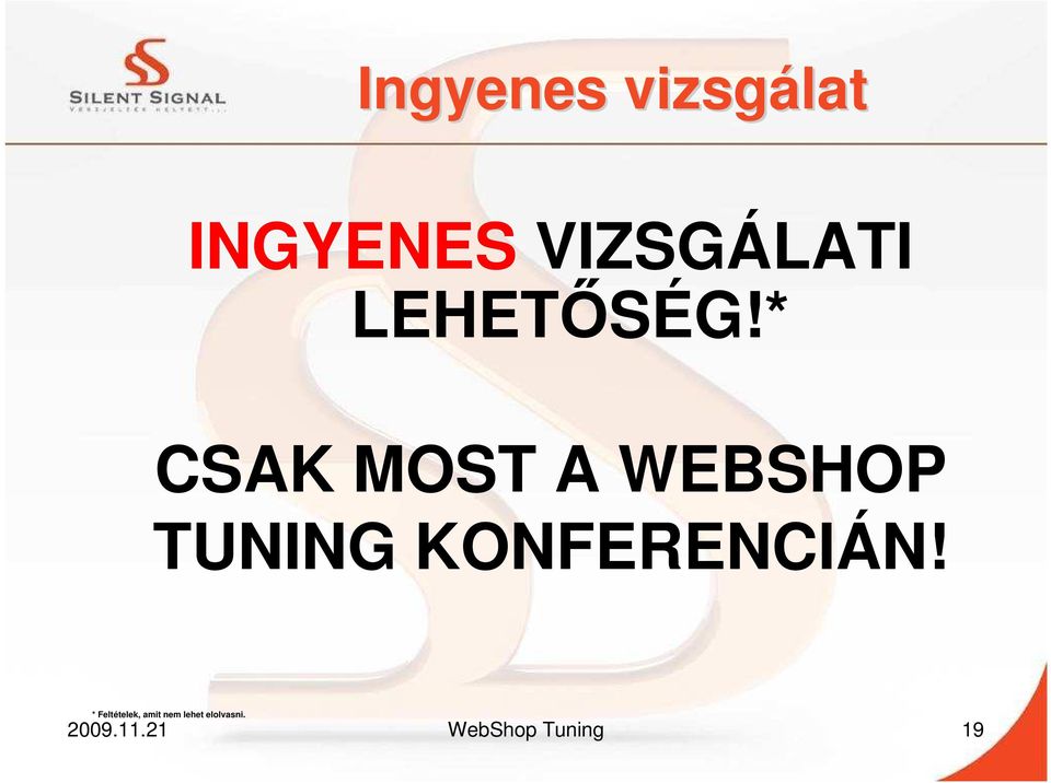 * CSAK MOST A WEBSHOP TUNING