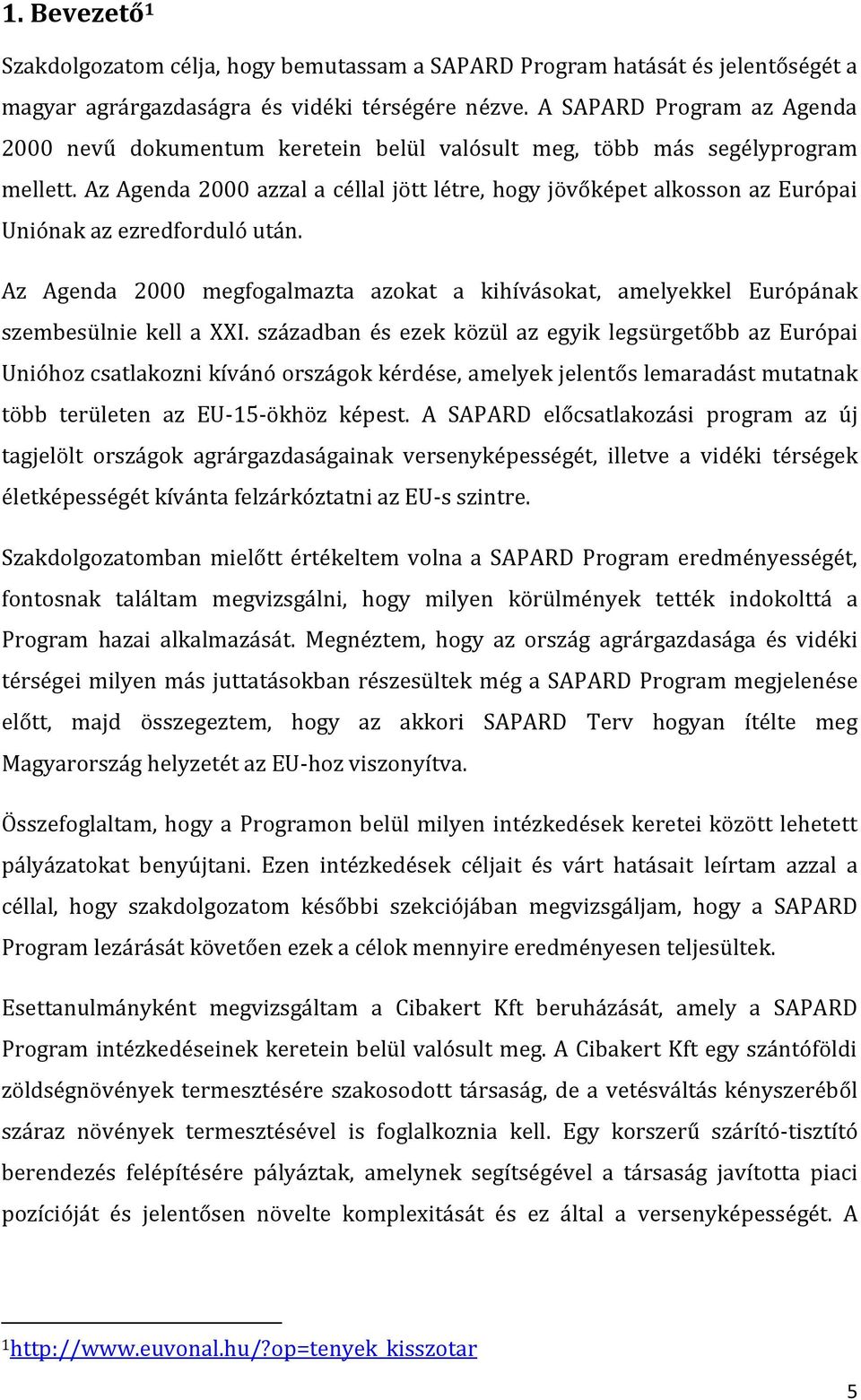 Az Agenda 2000 azzal a céllal jött létre, hogy jövőképet alkosson az Európai Uniónak az ezredforduló után.