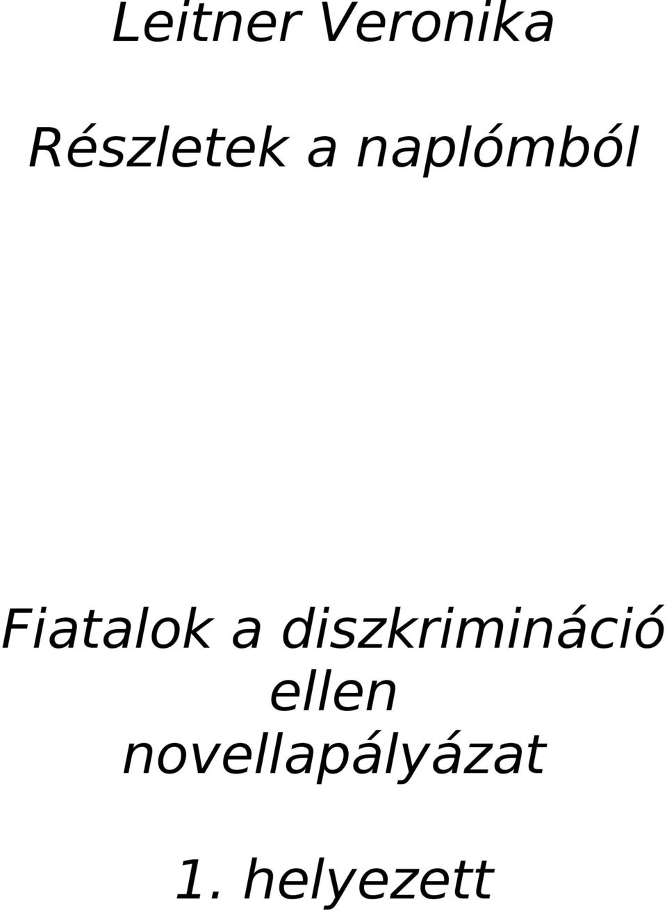 Fiatalok a