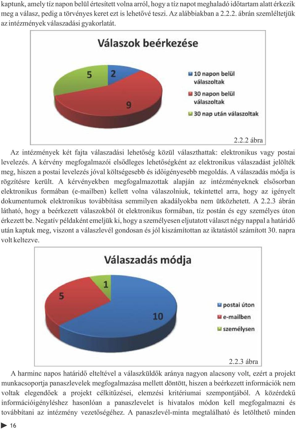 A kérvény megfogalmazói elsődleges lehetőségként az elektronikus válaszadást jelölték meg, hiszen a postai levelezés jóval költségesebb és időigényesebb megoldás.