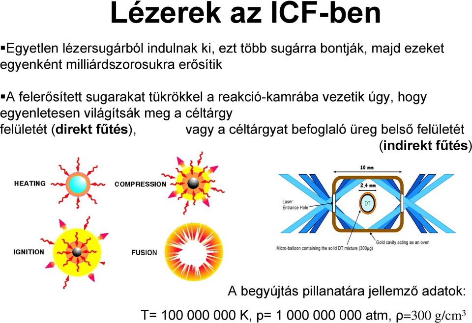 egyenletesen világítsák meg a céltárgy felületét (direkt fűtés), vagy a céltárgyat befoglaló üreg belső