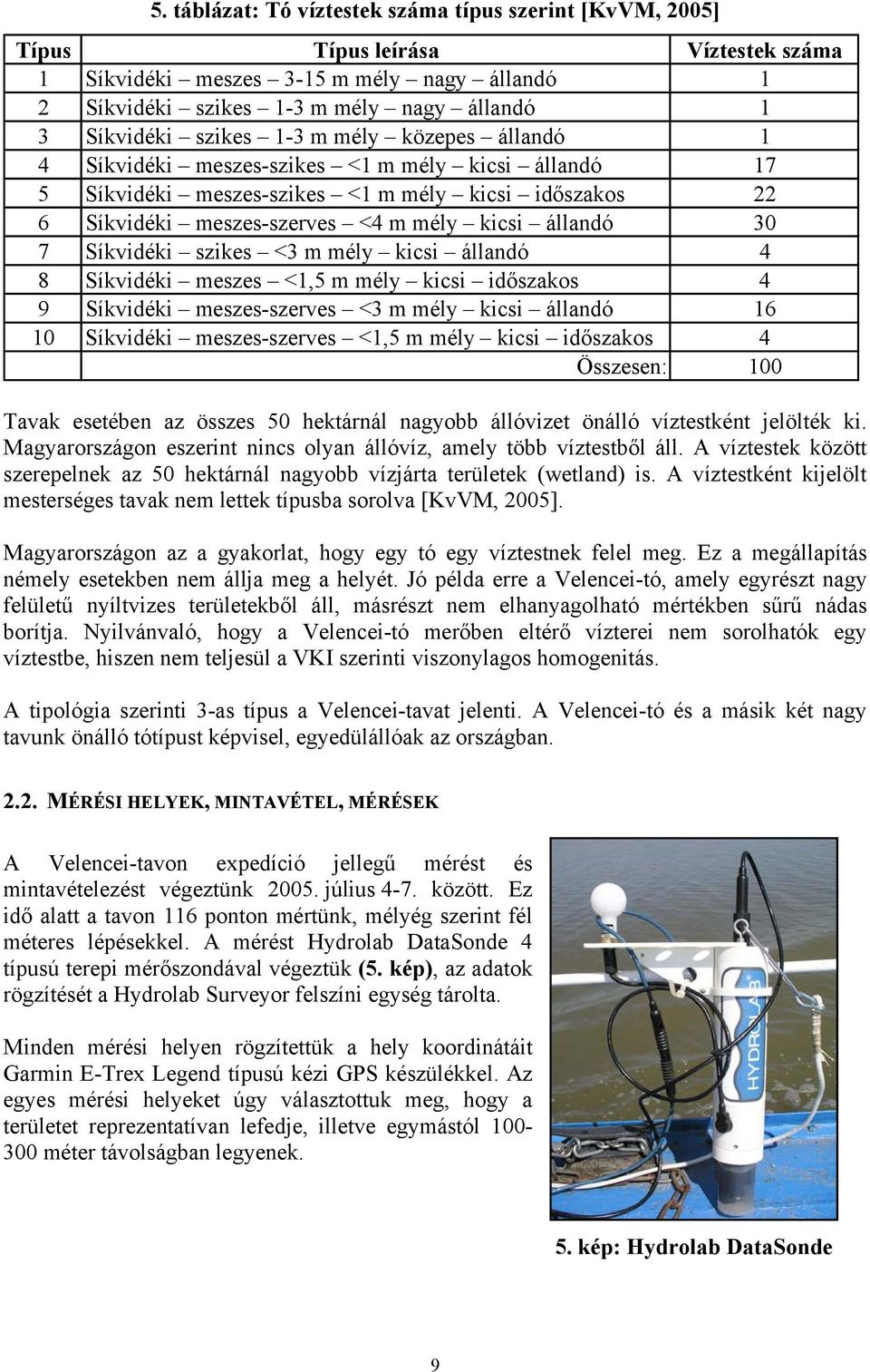 Síkvidéki szikes <3 m mély kicsi állandó 4 8 Síkvidéki meszes <1,5 m mély kicsi időszakos 4 9 Síkvidéki meszes-szerves <3 m mély kicsi állandó 16 10 Síkvidéki meszes-szerves <1,5 m mély kicsi