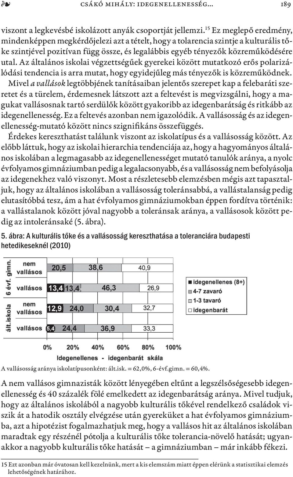 Az általános iskolai végzettségűek gyerekei között mutatkozó erős polarizálódási tendencia is arra mutat, hogy egyidejűleg más tényezők is közreműködnek.