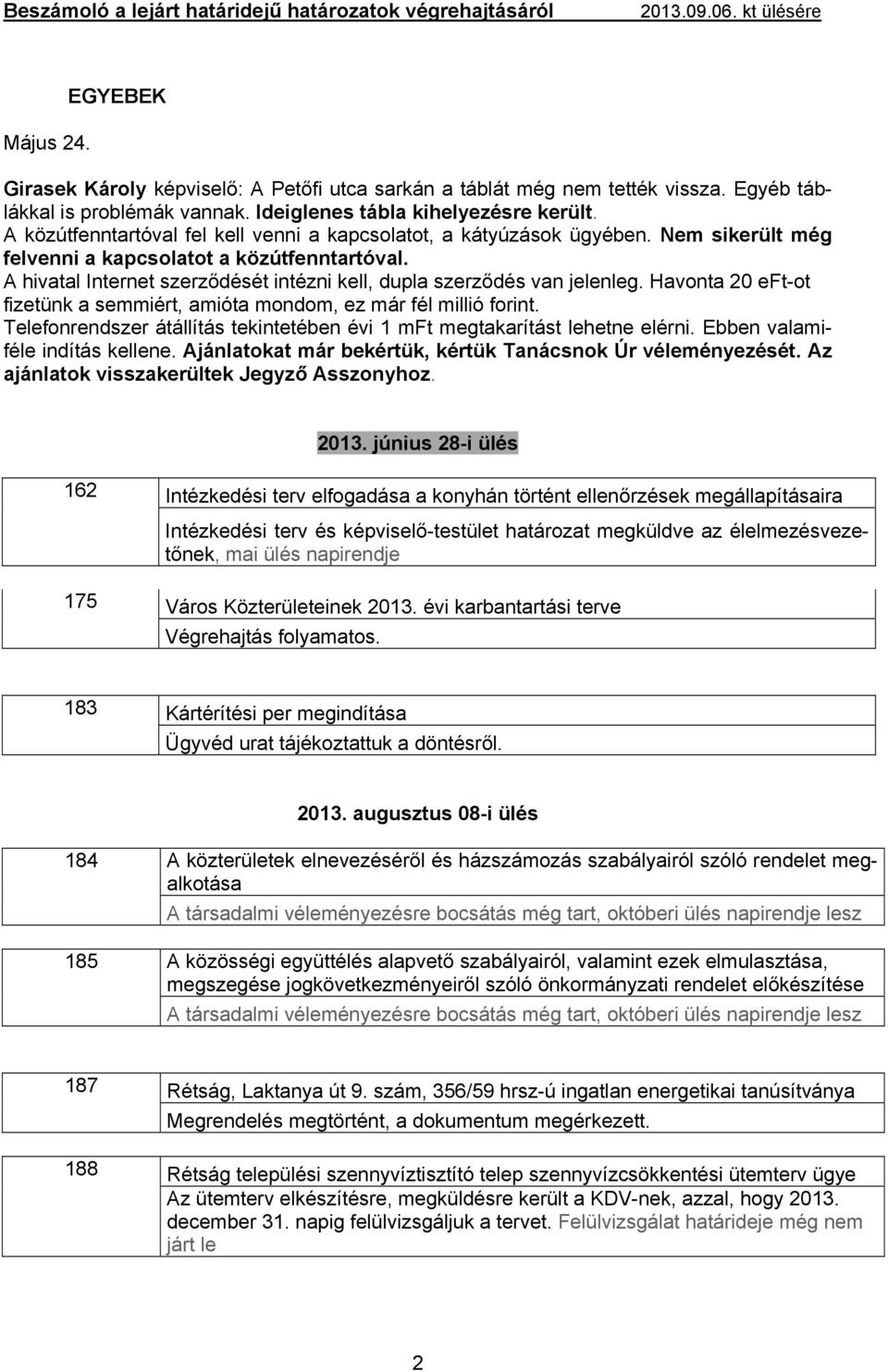 A hivatal Internet szerződését intézni kell, dupla szerződés van jelenleg. Havonta 20 eft-ot fizetünk a semmiért, amióta mondom, ez már fél millió forint.