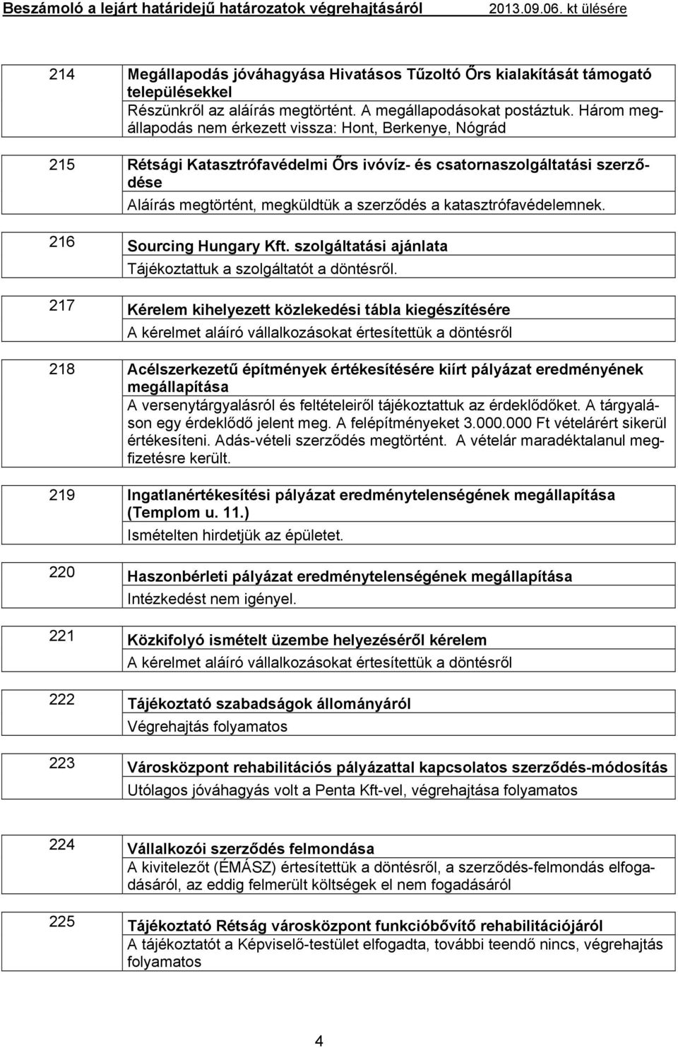 katasztrófavédelemnek. Sourcing Hungary Kft. szolgáltatási ajánlata Tájékoztattuk a szolgáltatót a döntésről.