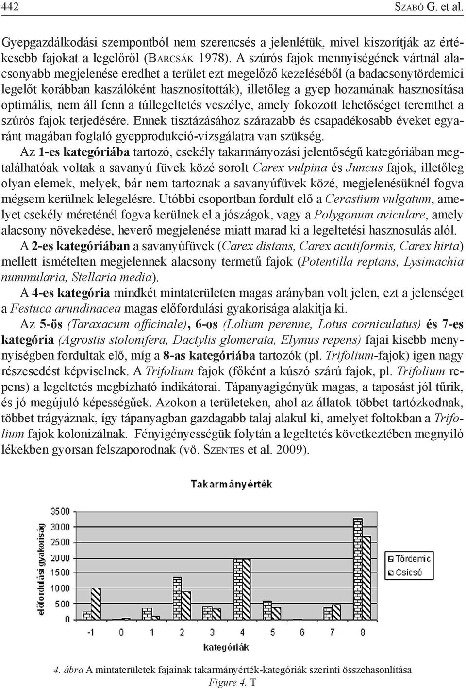 hasznosítása optimális, nem áll fenn a túllegeltetés veszélye, amely fokozott lehetőséget teremthet a szúrós fajok terjedésére.