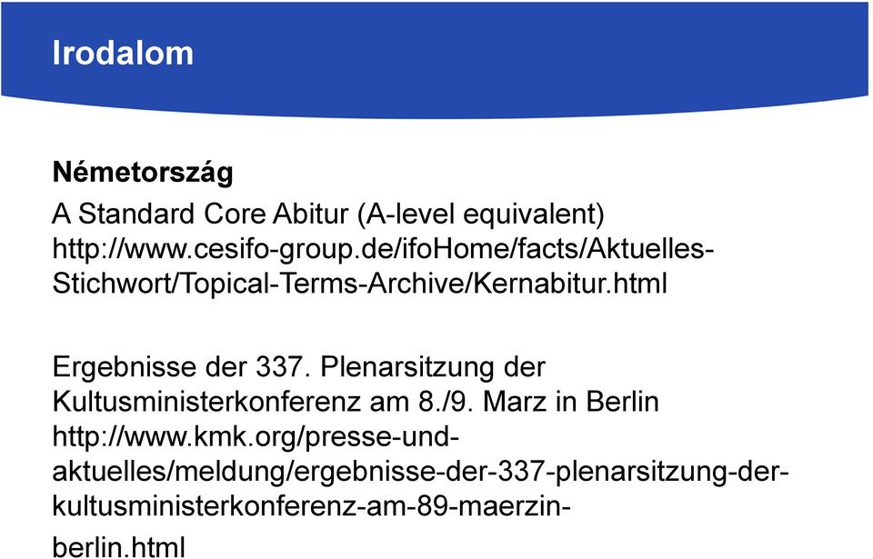 Plenarsitzung der Kultusministerkonferenz am 8./9. Marz in Berlin http://www.kmk.