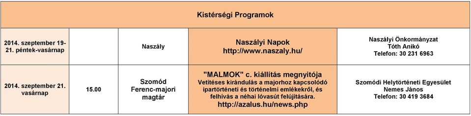 00 Szomód Ferenc-majori magtár "MALMOK" c.