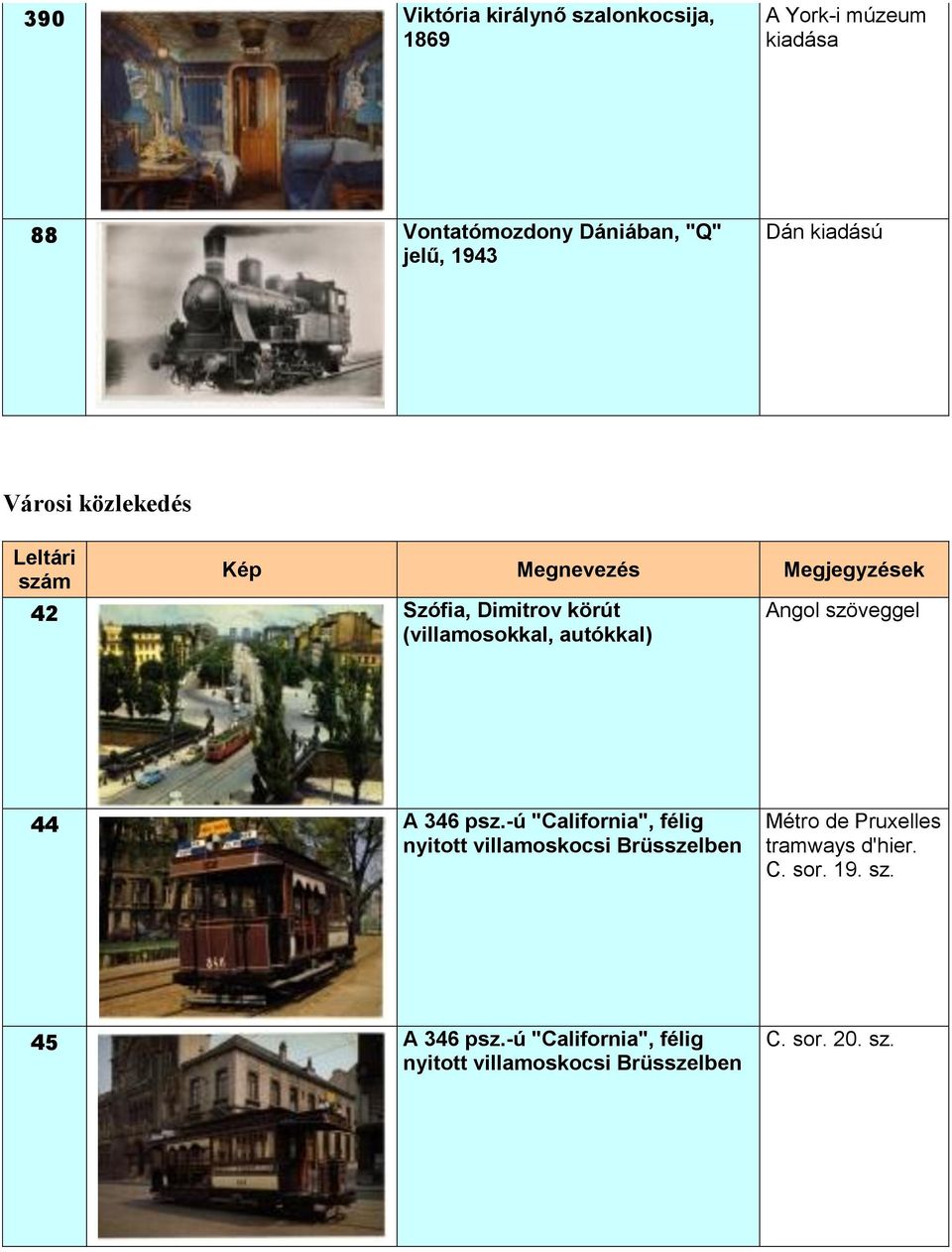 autókkal) Angol szöveggel 44 A 346 psz.