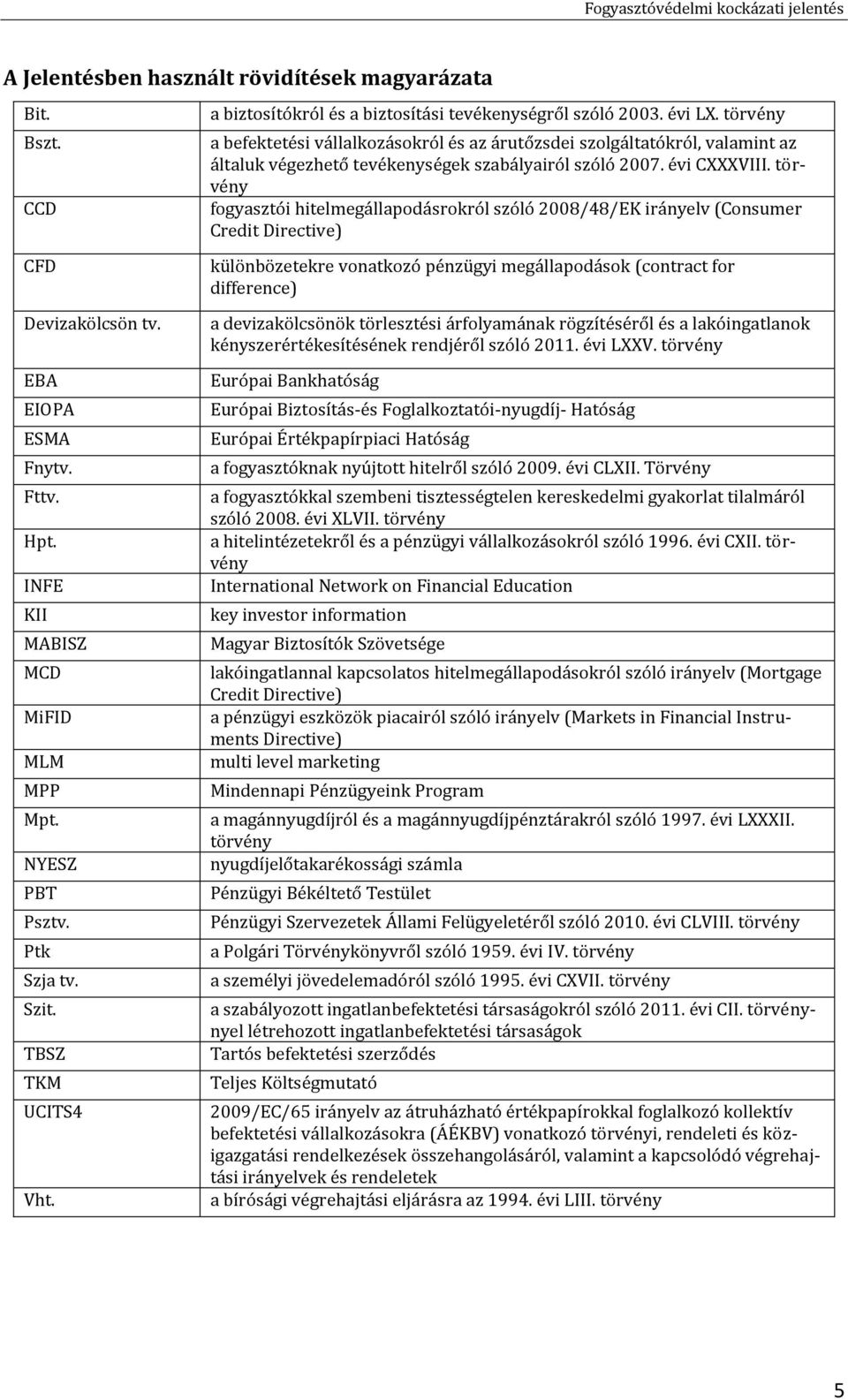 törvény a befektetési vállalkozásokról és az árutőzsdei szolgáltatókról, valamint az általuk végezhető tevékenységek szabályairól szóló 2007. évi CXXXVIII.