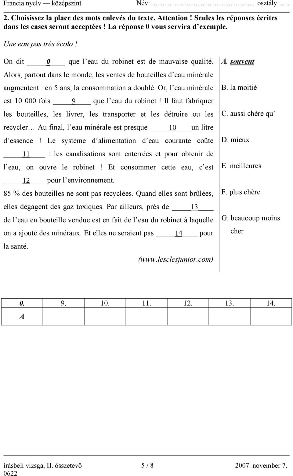 Or, l eau minérale est 10 000 fois 9 que l eau du robinet!