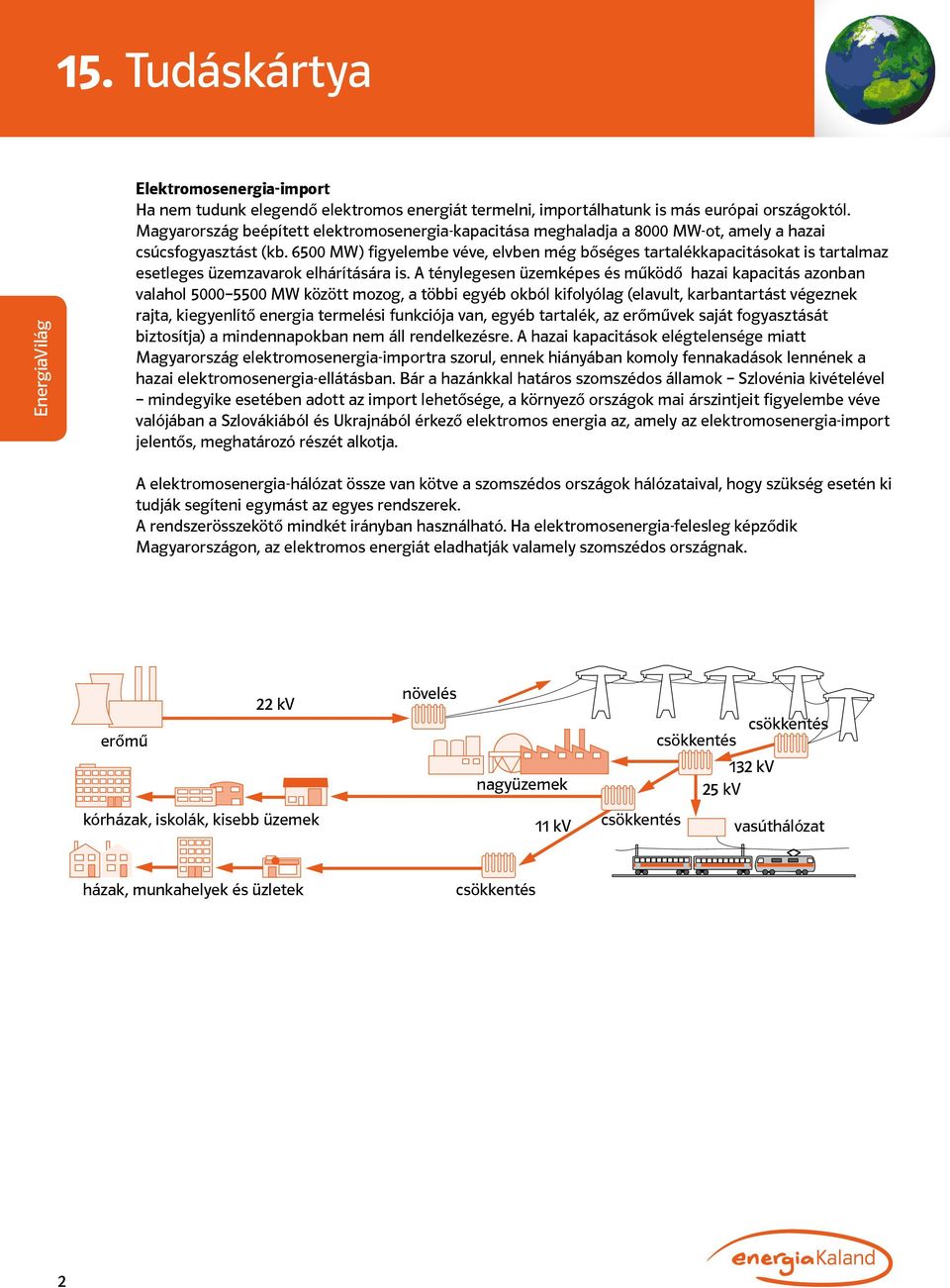 6500 MW) figyelembe véve, elvben még bőséges tartalékkapacitásokat is tartalmaz esetleges üzemzavarok elhárítására is.