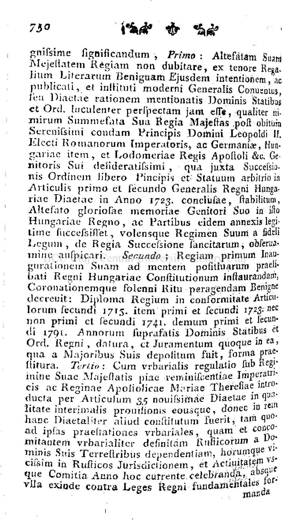 Elccti Romanorum Imperatoris, ac Germania;, Hungáriáé item, et Lodomeriae Regis Apoftoii &c.