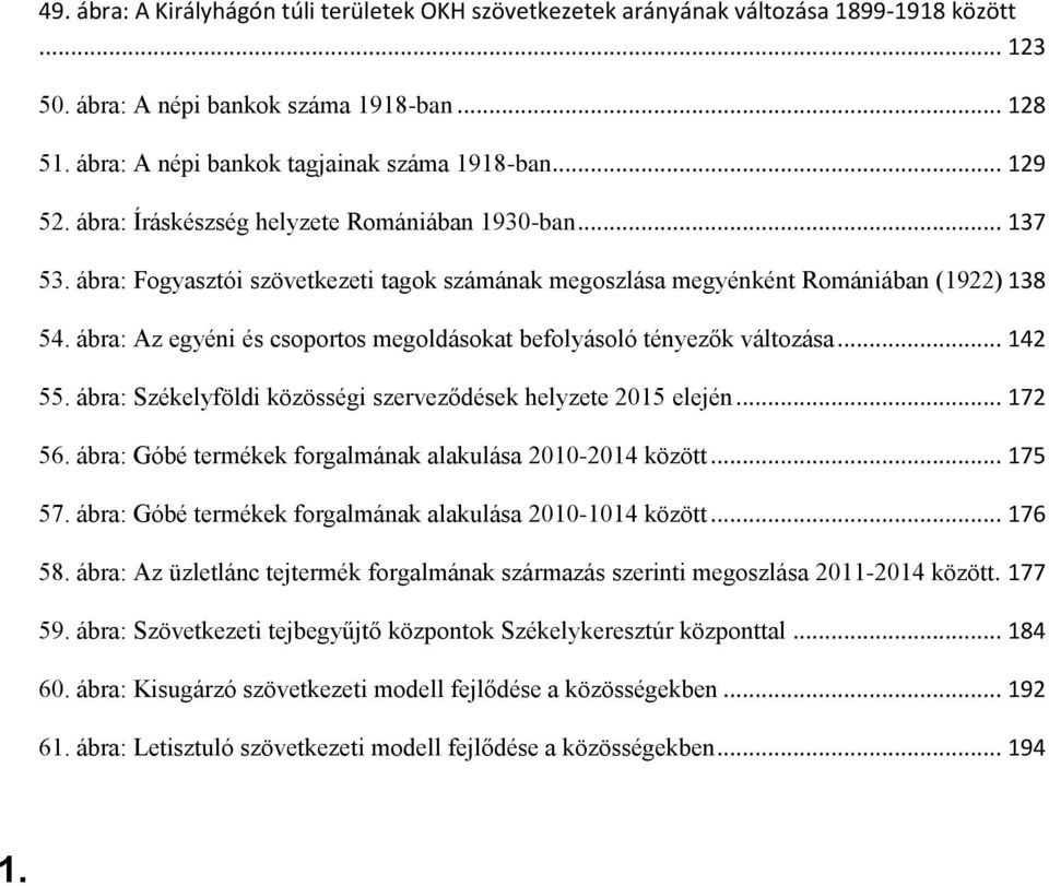 ábra: Az egyéni és csoportos megoldásokat befolyásoló tényezők változása... 142 55. ábra: Székelyföldi közösségi szerveződések helyzete 2015 elején... 172 56.