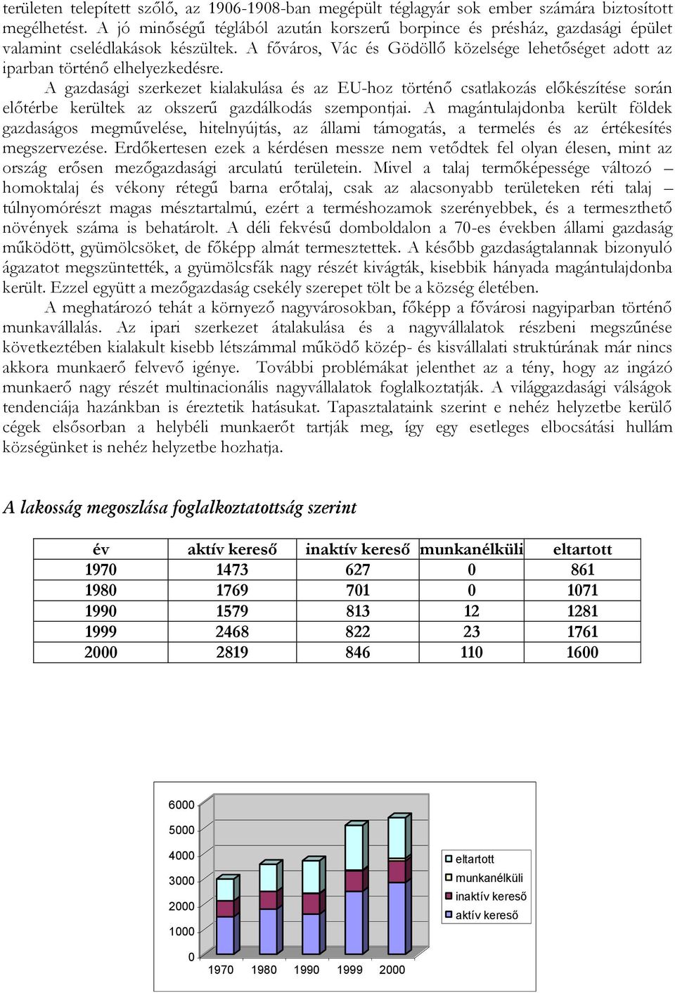 A gazdasági szerkezet kialakulása és az EU-hoz történő csatlakozás előkészítése során előtérbe kerültek az okszerű gazdálkodás szempontjai.