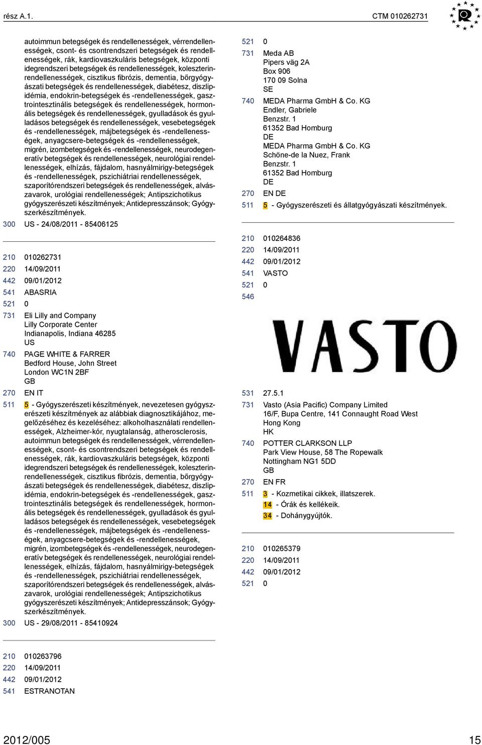 és rendellenességek, koleszterinrendellenességek, cisztikus fibrózis, dementia, bőrgyógyászati betegségek és rendellenességek, diabétesz, diszlipidémia, endokrin-betegségek és -rendellenességek,