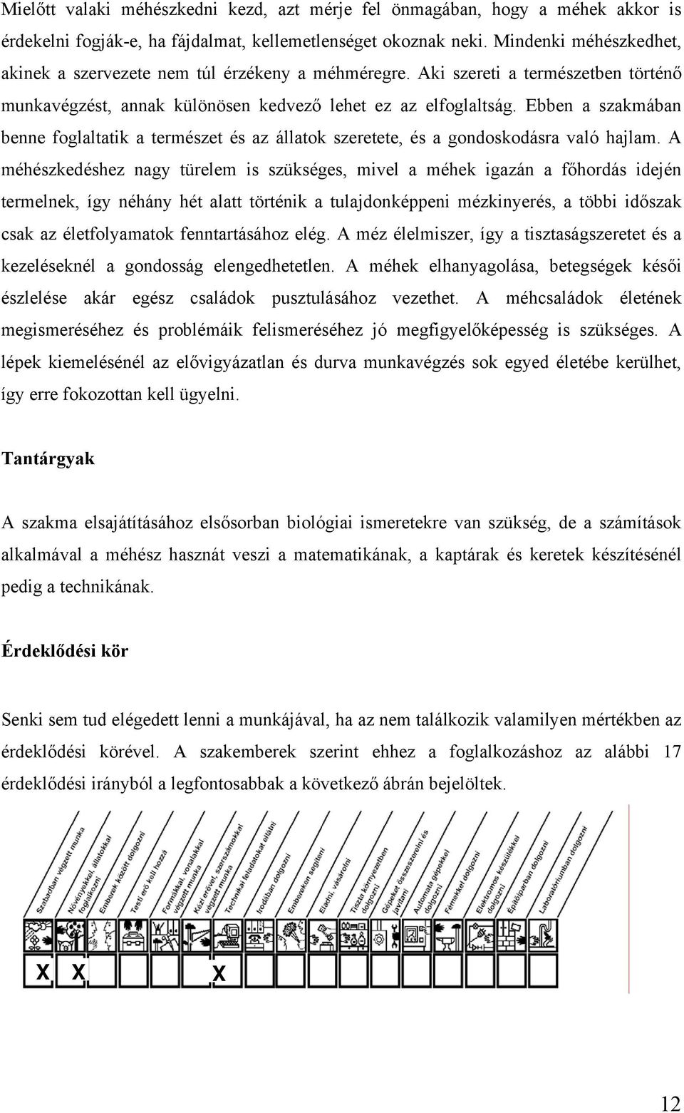 Ebben a szakmában benne foglaltatik a természet és az állatok szeretete, és a gondoskodásra való hajlam.