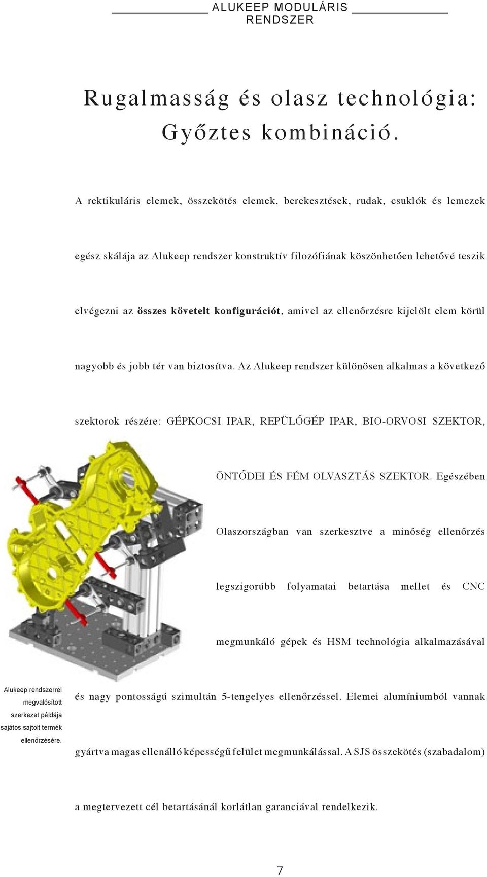 konfigurációt, amivel az ellenőrzésre kijelölt elem körül nagyobb és jobb tér van biztosítva.