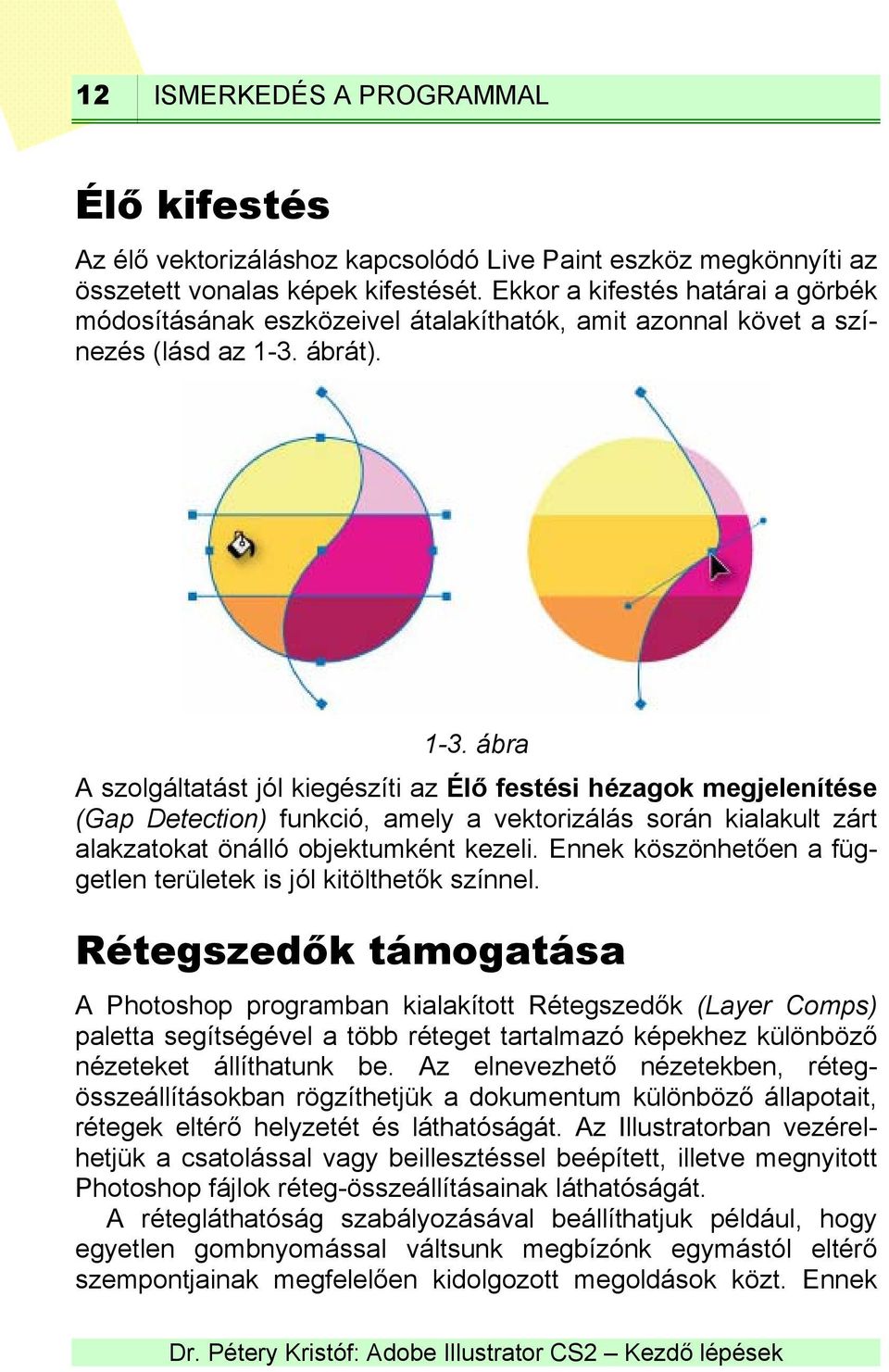 ábrát). 1-3. ábra A szolgáltatást jól kiegészíti az Élő festési hézagok megjelenítése (Gap Detection) funkció, amely a vektorizálás során kialakult zárt alakzatokat önálló objektumként kezeli.