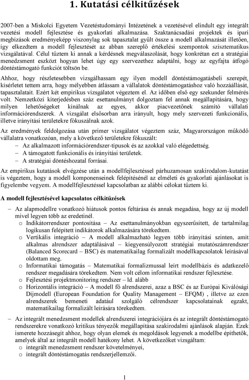 szempontok szisztematikus vizsgálatával.