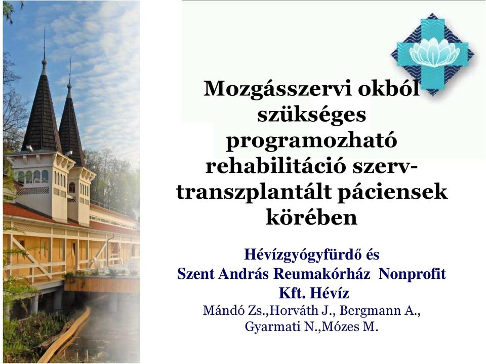 Hévízgyógyfürdő és Szent András Reumakórház Nonprofit