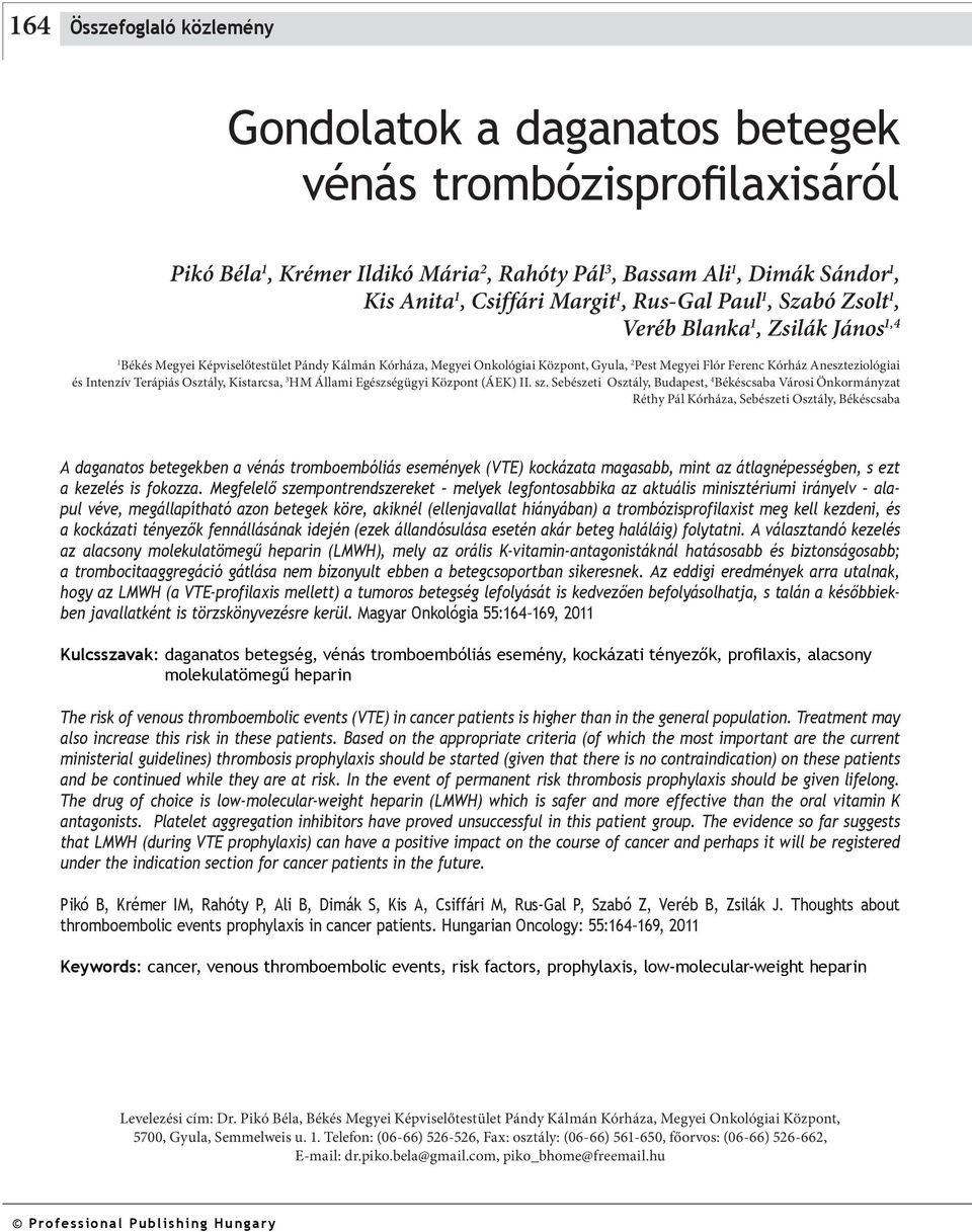 Aneszteziológiai és Intenzív Terápiás Osztály, Kistarcsa, 3 HM Állami Egészségügyi Központ (ÁEK) II. sz.