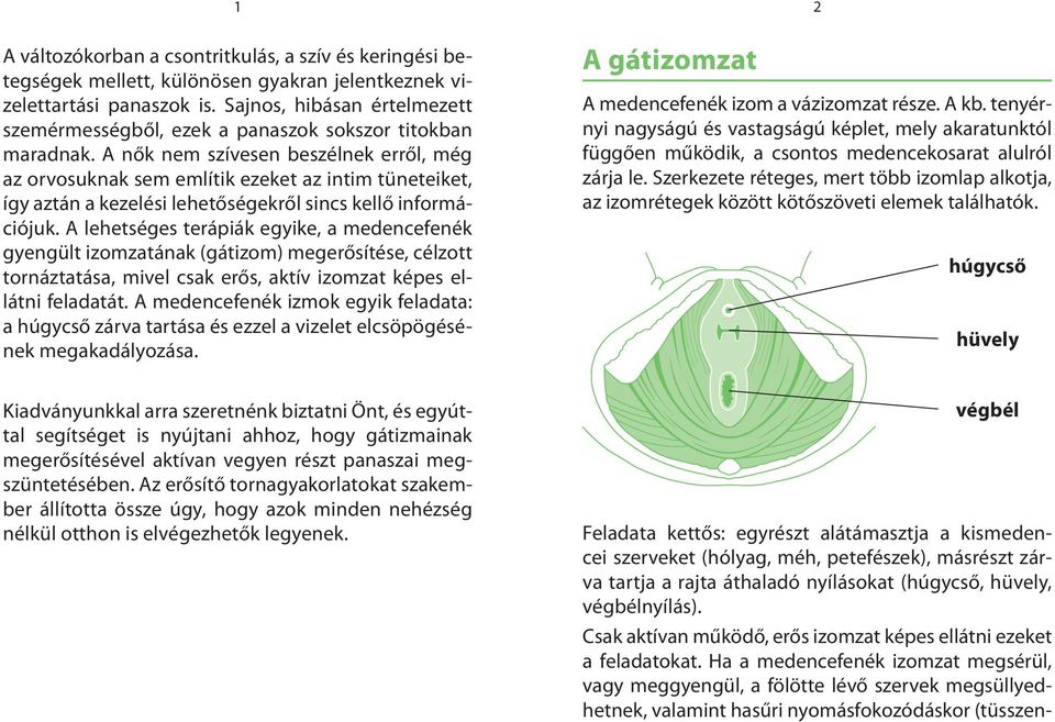 A nők nem szívesen beszélnek erről, még az orvosuknak sem említik ezeket az intim tüneteiket, így aztán a kezelési lehetőségekről sincs kellő információjuk.