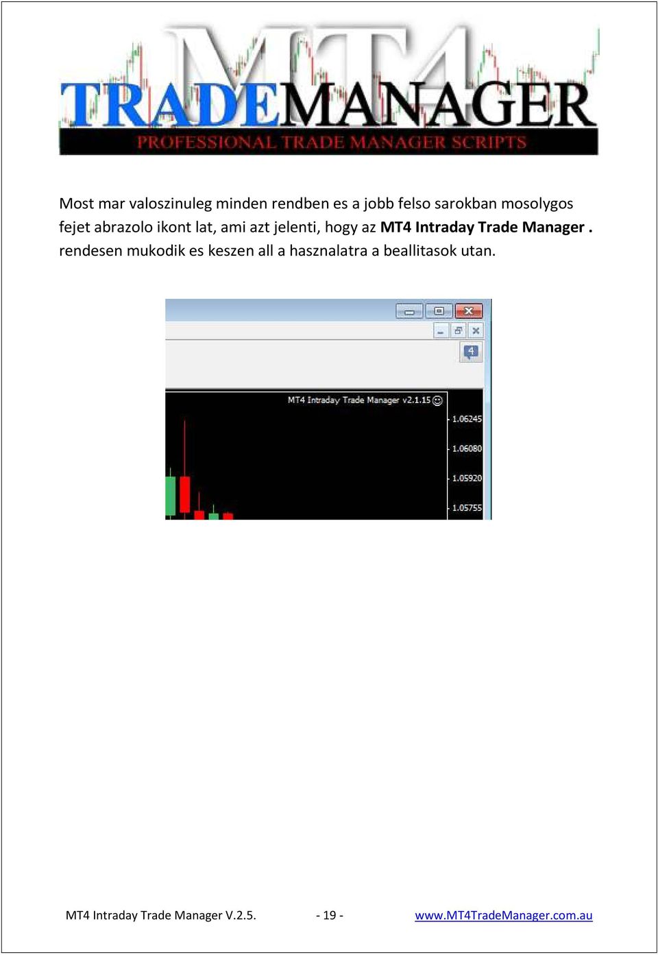 Intraday Trade Manager.