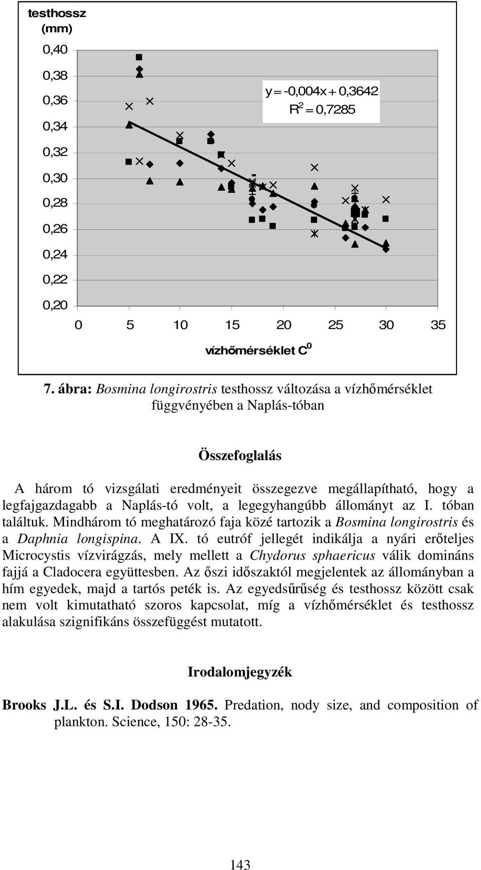 Naplás-tó volt, a legegyhangúbb állományt az I. tóban találtuk. Mindhárom tó meghatározó faja közé tartozik a Bosmina longirostris és a Daphnia longispina. A IX.