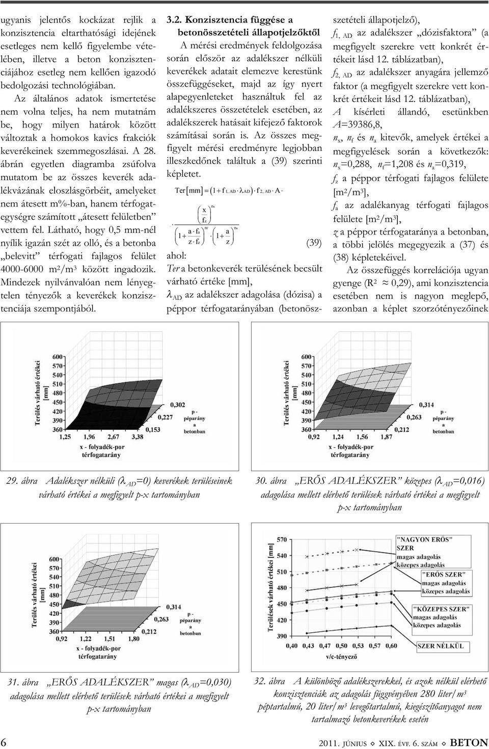 ábrán egyetlen diagramba zsúfolva mutatom be az összes keverék ada - lékvázának eloszlásgörbéit, amelye ket nem átesett m%-ban, hanem térfogat - egységre számított átesett felületben vettem fel.