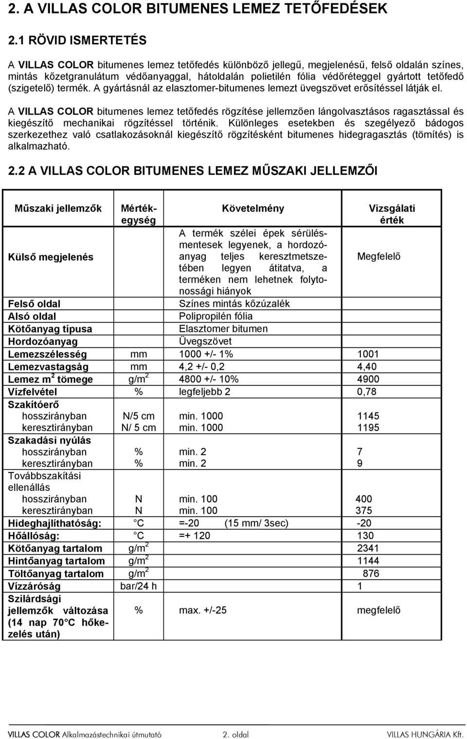 gyártott tetőfedő (szigetelő) termék. A gyártásnál az elasztomer-bitumenes lemezt üvegszövet erősítéssel látják el.