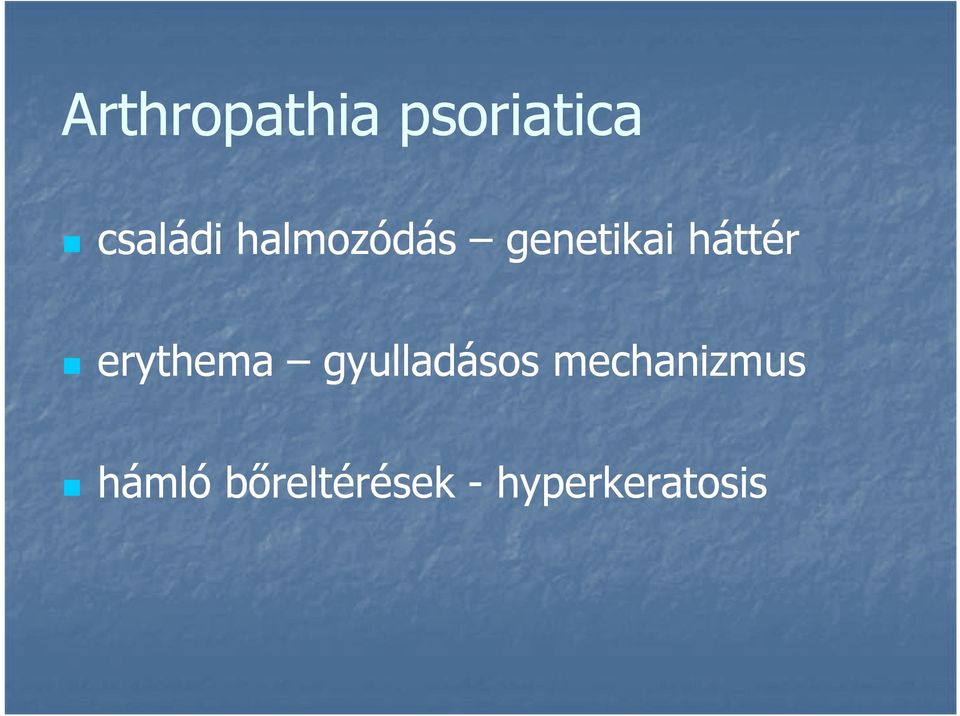 erythema gyulladásos